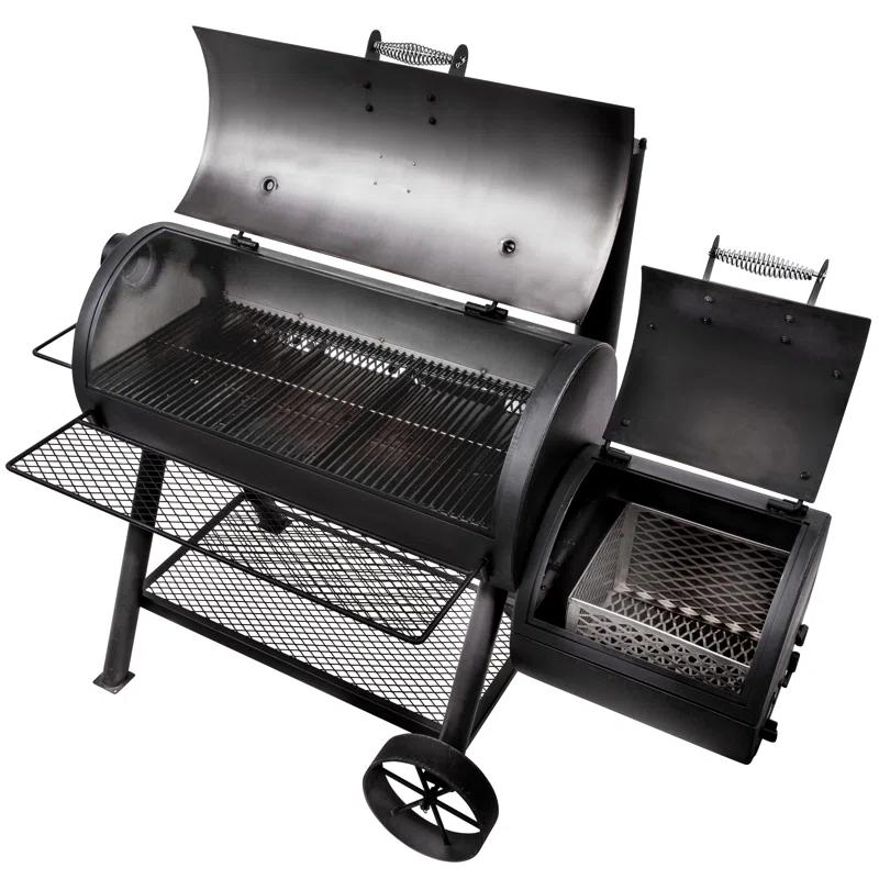 Oklahoma Joe's Oklahoma Joe's 1060 sq. in. Longhorn Reverse Flow Offset Smoker, Black