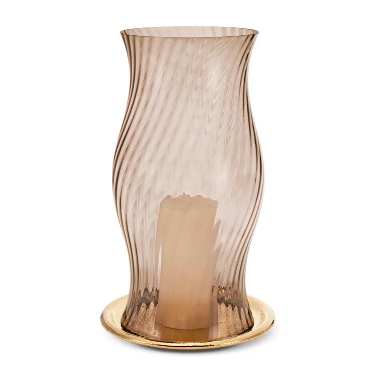 AERIN Milla Concrete / Cement Tabletop Hurricane