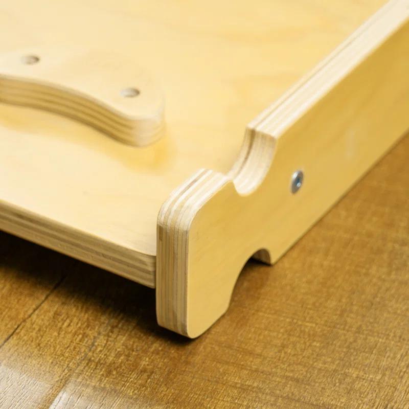 Qaba Toddler Climbing Toys, Indoor 4 In 1 Pikler Climbing Set with Arch Climber, Ramp & Cushion, Wooden Montessori Climbing Set, Baby Play Gym for Indoor Playground, Wood | Wayfair