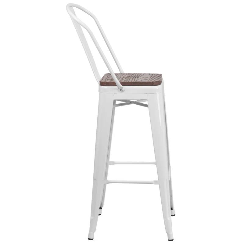 Flash Furniture Steel Outdoor Stool