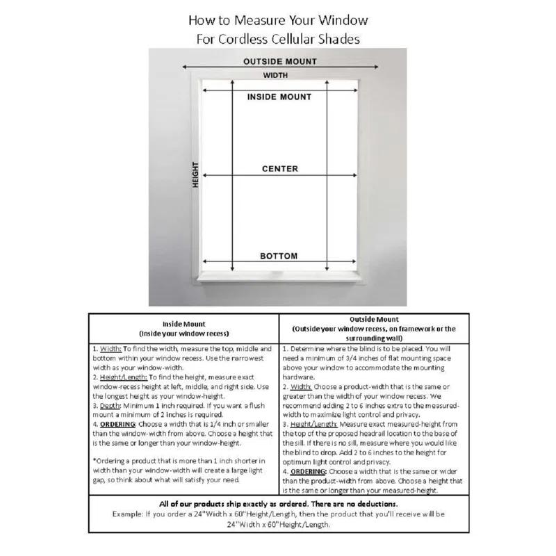 Arlo Blinds Honeycomb Blackout White Cellular Shade