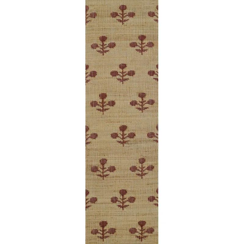 Erin Gates by Momeni Erin Gates by Momeni Orchard Bloom Rust Hand Woven Wool and Jute Area Rug