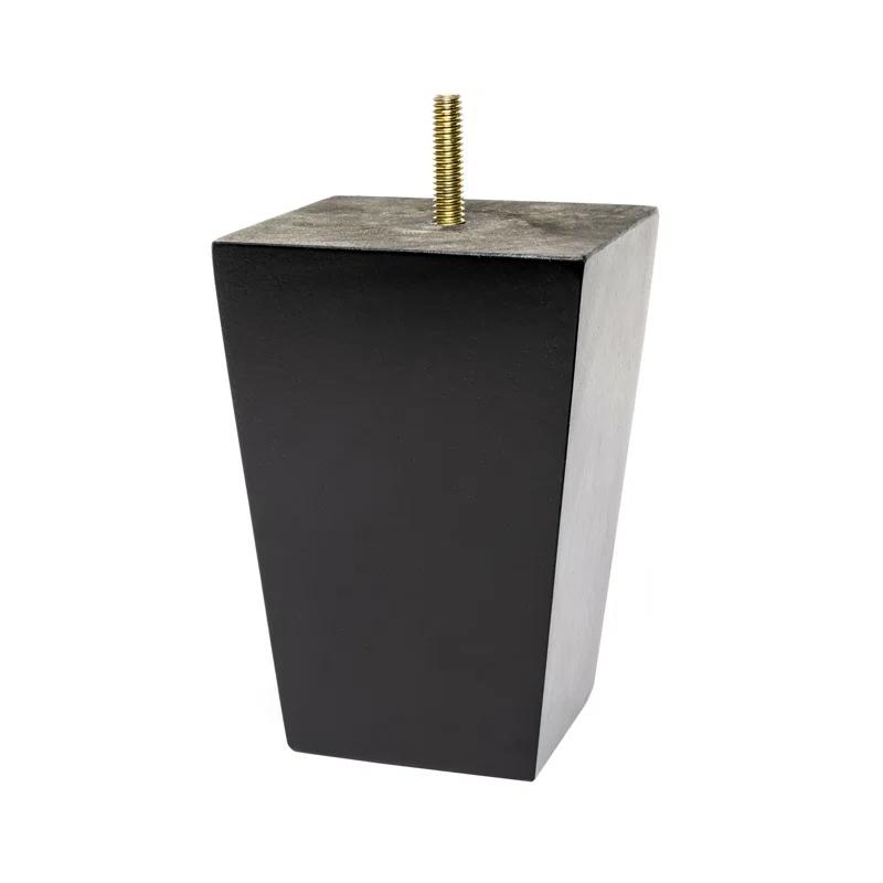 Architectural Products by Outwater L.L.C. Solid Hardwood Square Bun Foot (Set of 4)