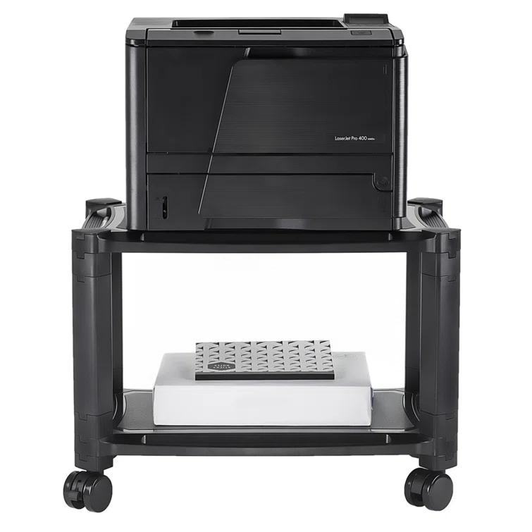 Mount-it Mount-It! Height Adjustable Under Desk Printer Stand with Wheels, Rolling Printer Cart