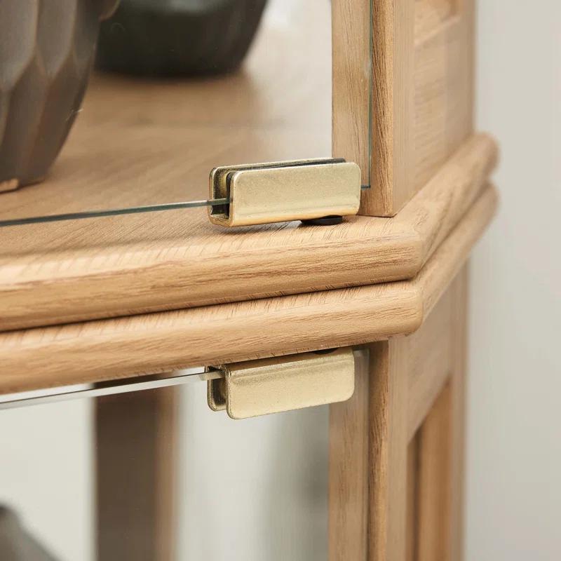 hernansofa Corner Lighted Curio Cabinet Corner Glass Cabinet Lighted Curio Cabinet Corner Display Case