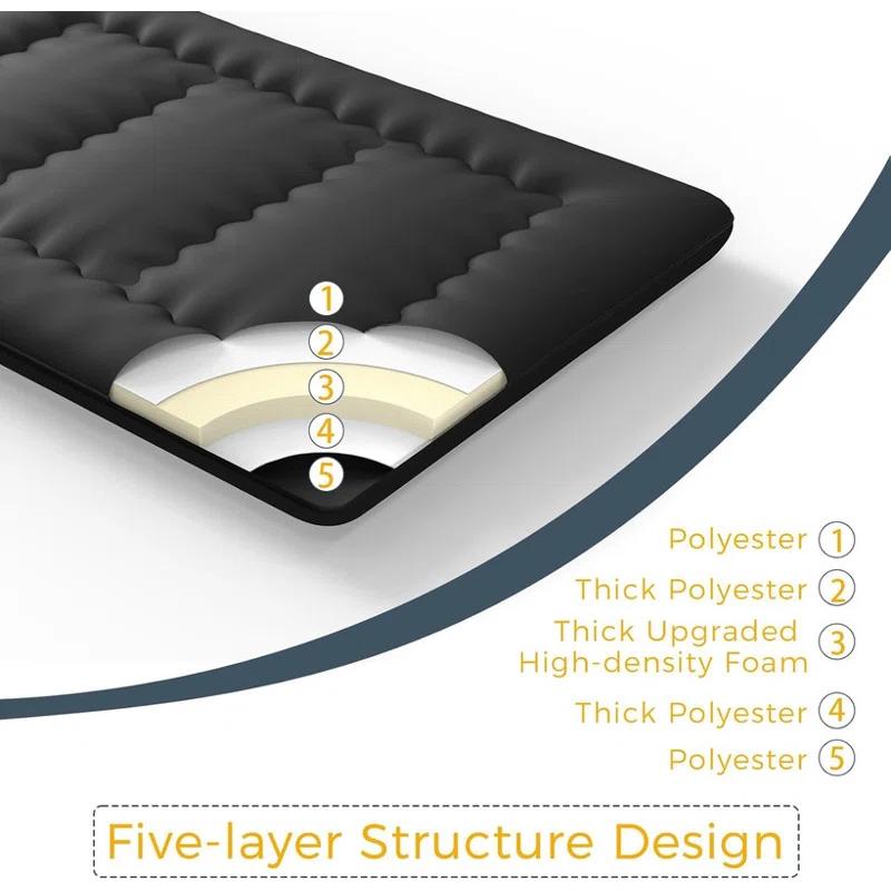 Alwyn Home 6" Extra Thick Japanese Floor Mattress