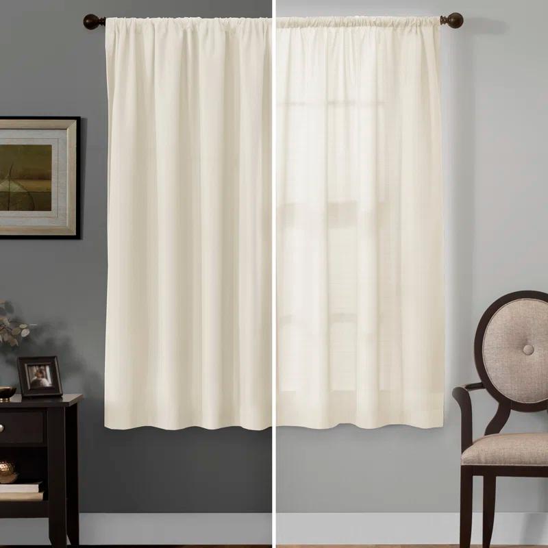 Zenna Home Polyester Curtain Single Panel