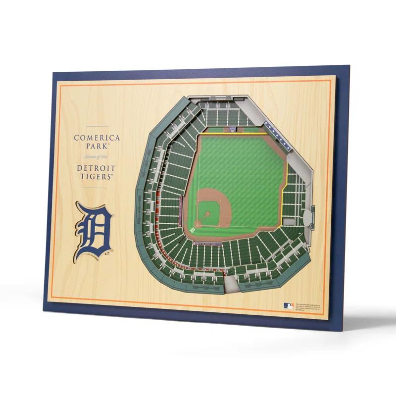 MLB 5-Layer StadiumViews 3D Wall Art