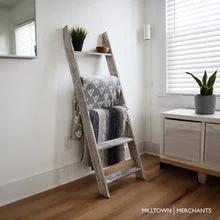 Milltown Merchants 54'' Solid Wood Blanket Ladder