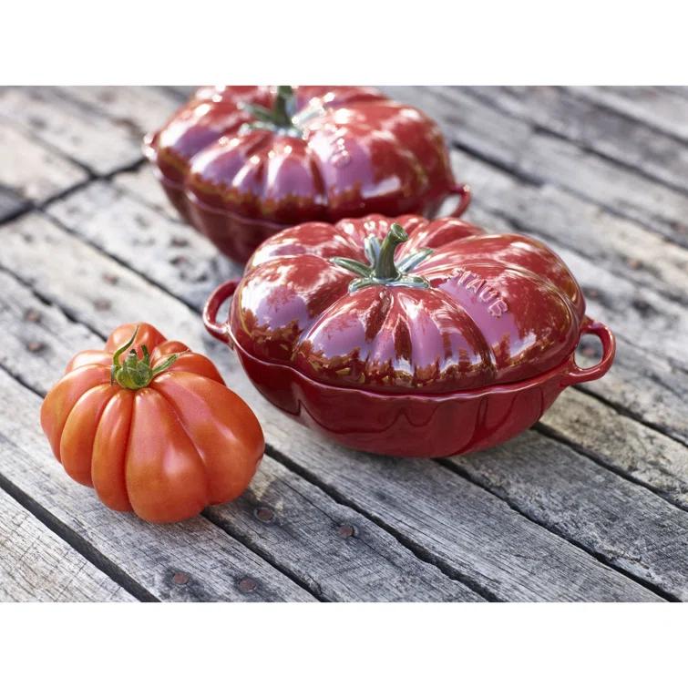 Staub Ceramic 16-oz Petite Tomato Cocotte Baking Dish