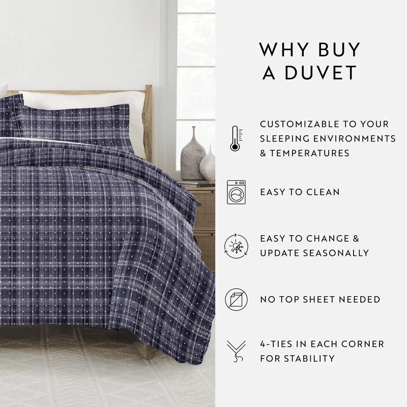 Becky Cameron Becky Cameron Polka Dot Pattern Duvet Cover Set