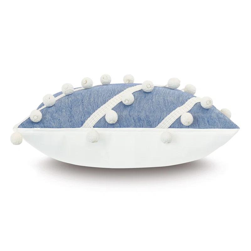 Eastern Accents Castaway Pom-poms Throw Pillow