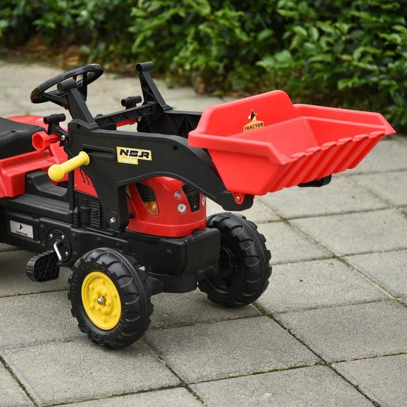 Aosom 1 Seater Tractors / Construction Pedal Ride On
