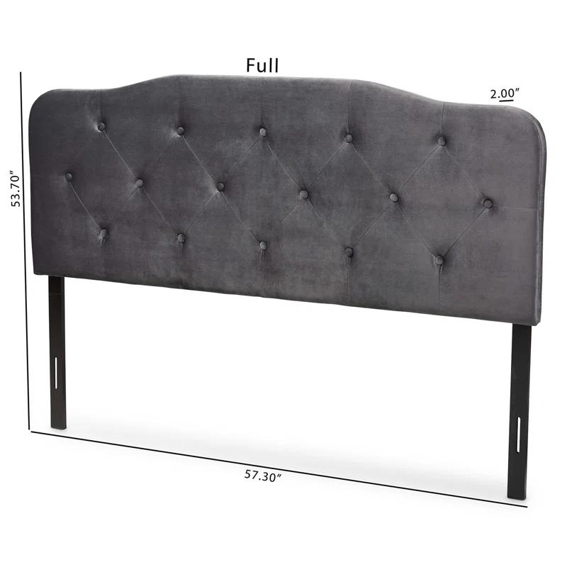 Corrigan Studio® Turek Velvet Upholstered Panel Headboard