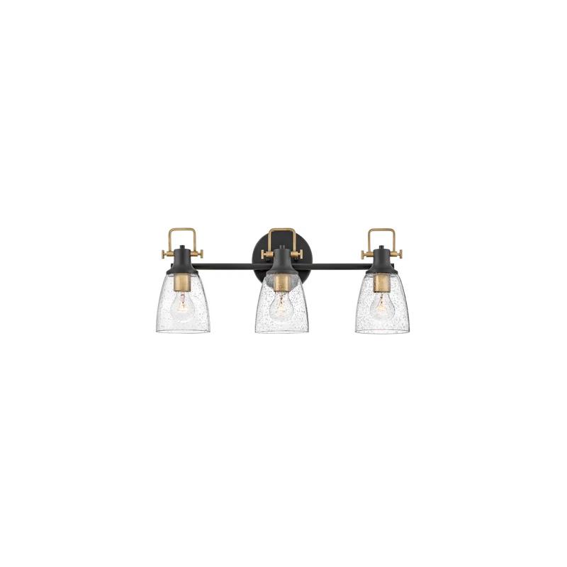 Easton 3-Light Dimmable Black Vanity light