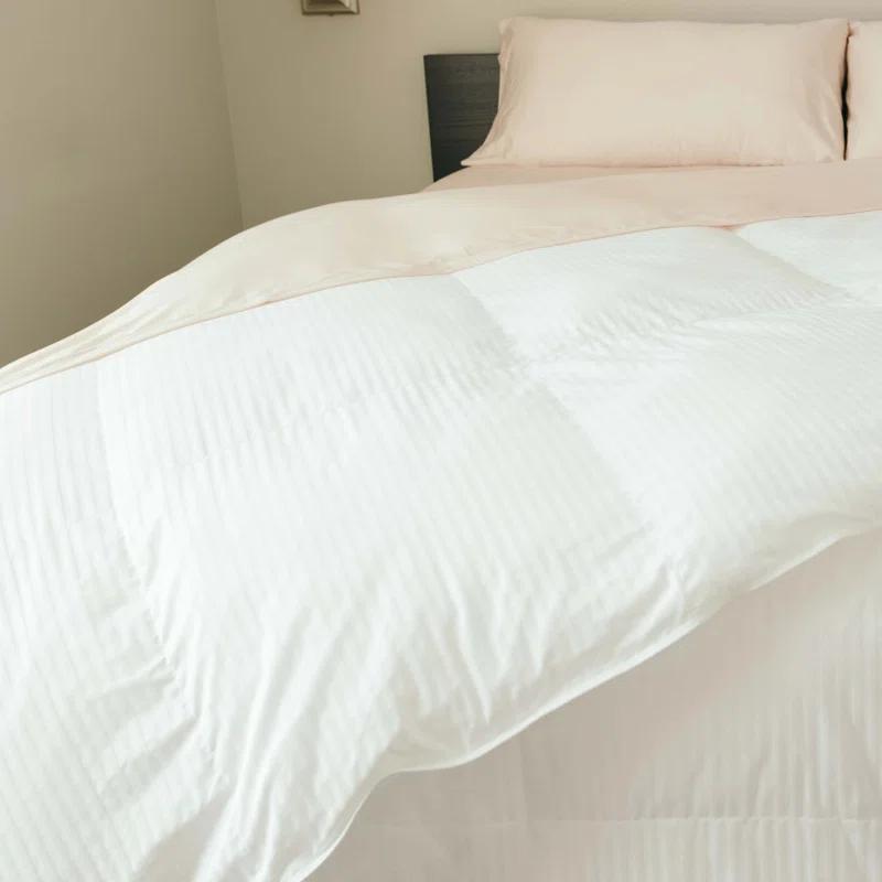 Downlite Colossal King Oversized 120" x 120" King Down Alternative Comforter - White Color