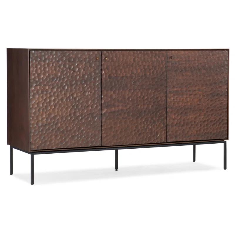 Hooker Furniture Arun 3 Door Carved Sideboard