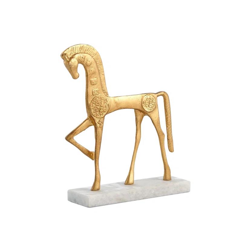 Global Views Roman Horse-Gold