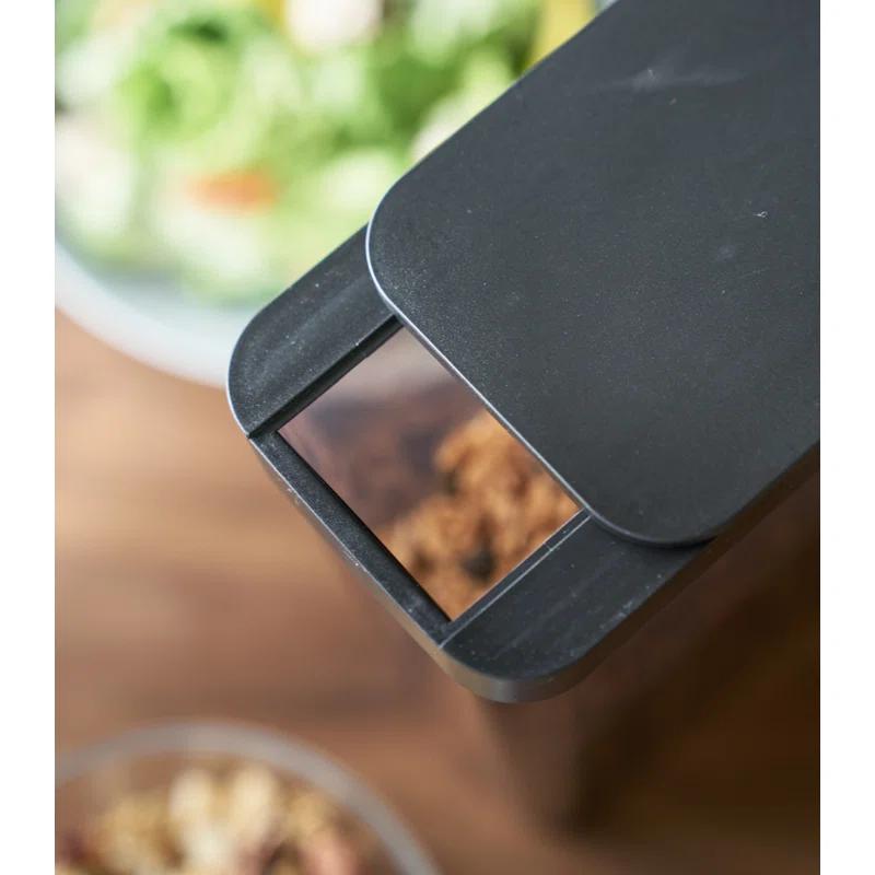Yamazaki Home Yamazaki Home Dry Food Storage Container With Sliding Lid , Cereal, Grains, Pasta, Flour, 9.5 cups