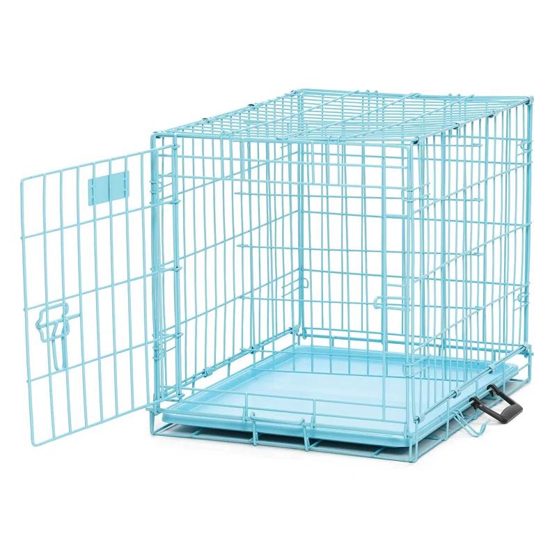 Midwest Homes For Pets MidWest Homes for Pets Folding Metal Dog Crate with Divider Panel & Leak Proof Tray