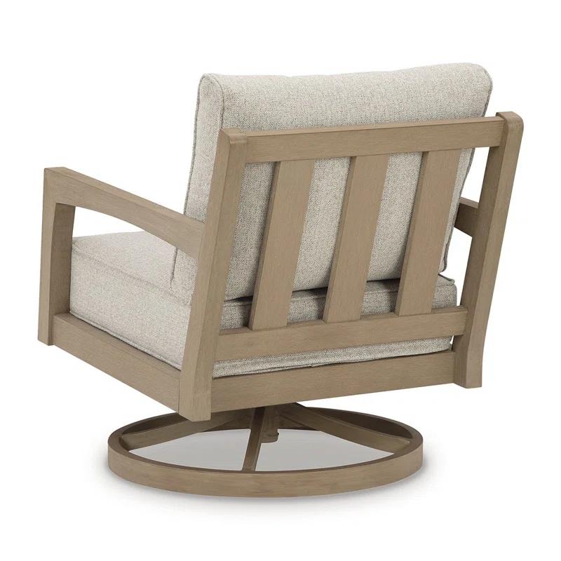 Brewster Outdoor Swivel Lounge With Cushion