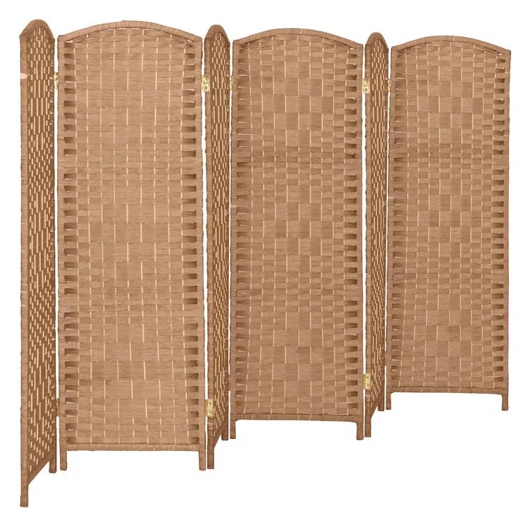 Red Barrel Studio® Short Diamond Weave Folding Screen