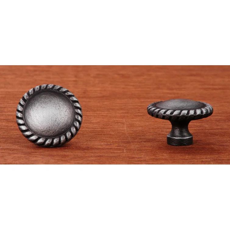 Rk International 1 1/4" Mushroom Knob with Roped Edge CK Series