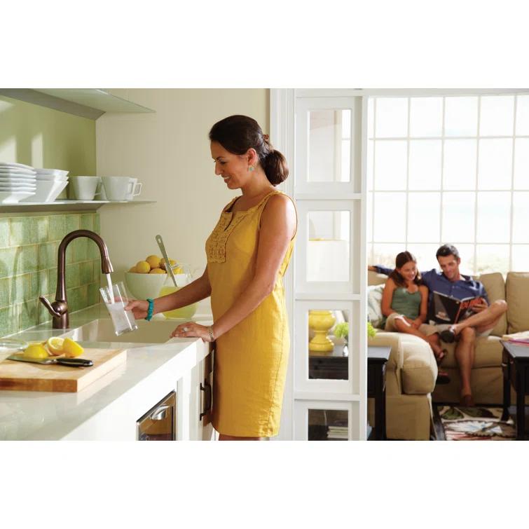 Moen Moen Arbor One Handle High Arc Pulldown Bar Faucet with Reflex Technology 5995ORB