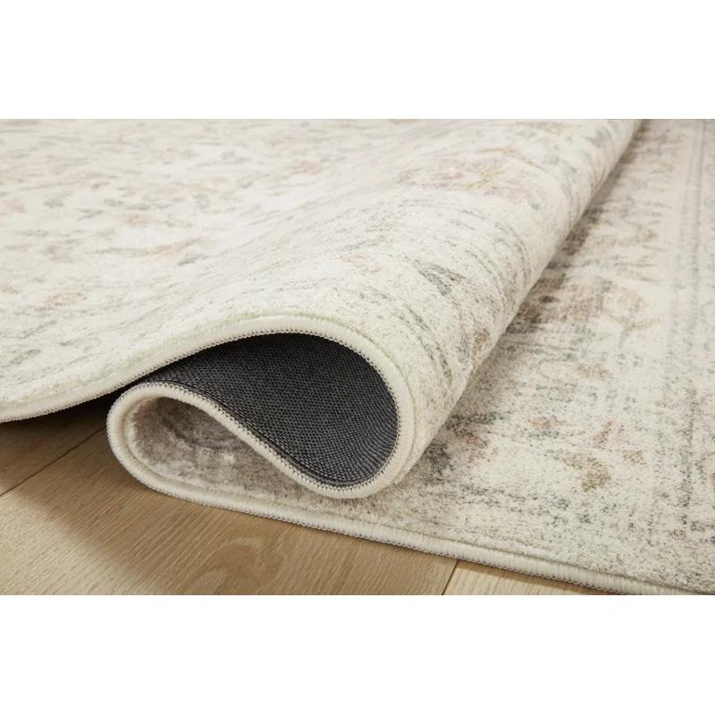Rifle Paper Co. x Loloi Courtyard Yellow / Multi Area Rug feat. CloudPile