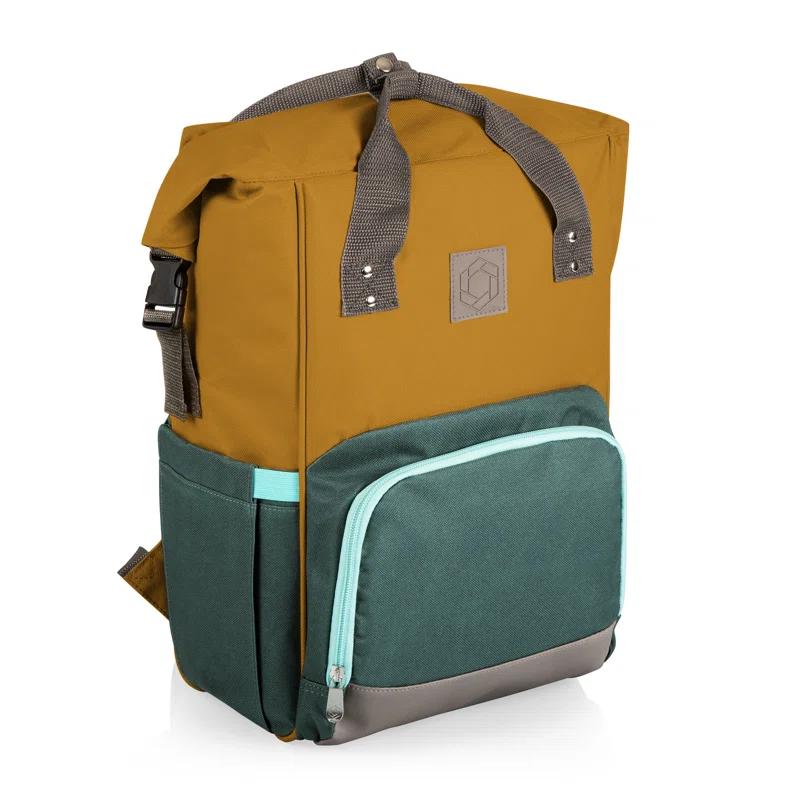 Picnic Time On The Go Roll-Top Backpack Cooler - Hiking Backpack Cooler