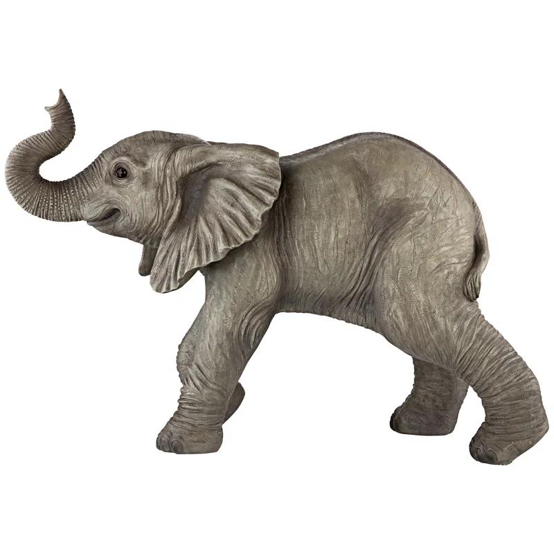 Dakota Fields Kalamazoo Elephant Weather Resistant Resin Garden Statue