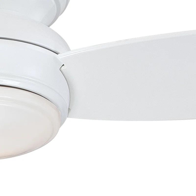 Minka Aire 52" Concept 3 - Blade Outdoor LED Propeller Ceiling Fan with Wall Control and Light Kit Included