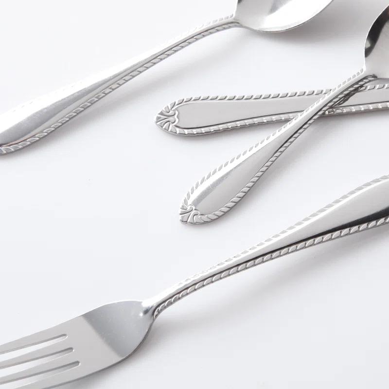 Gibson Home Wilmington 24 Piece Flatware Set, Service for 6