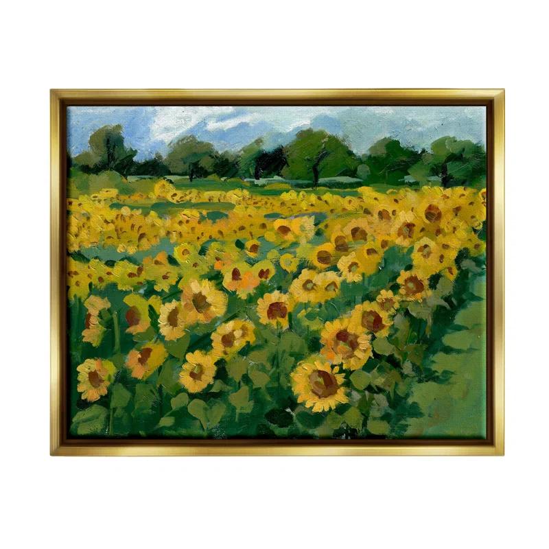 Stupell Industries Bb-174-Floater " Sunflower Farm Painting "