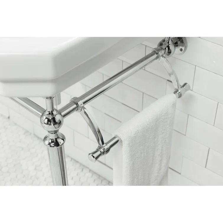 James Martin Vanities Wellington 24" Single Console Single Sink w/ Chrome Finish Stand