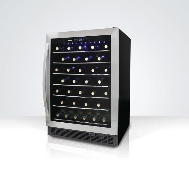 Danby Danby Single Zone 23.8'' Built-In 60 Bottle Wine Refrigerator with Reversible Door