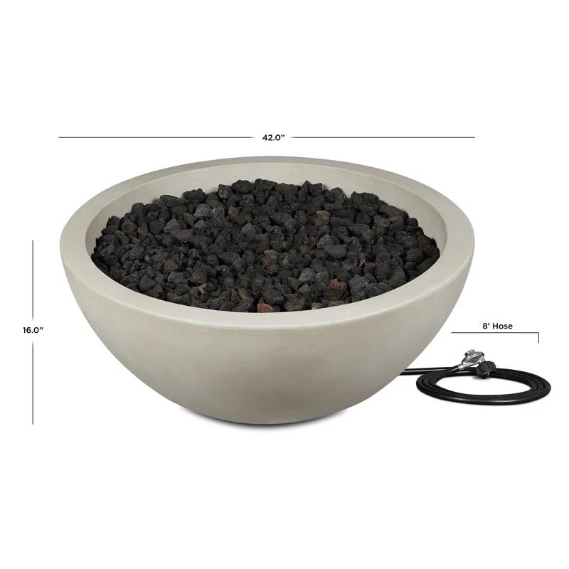 Benno Fire Bowl - Fog / 42" / Natural Gas