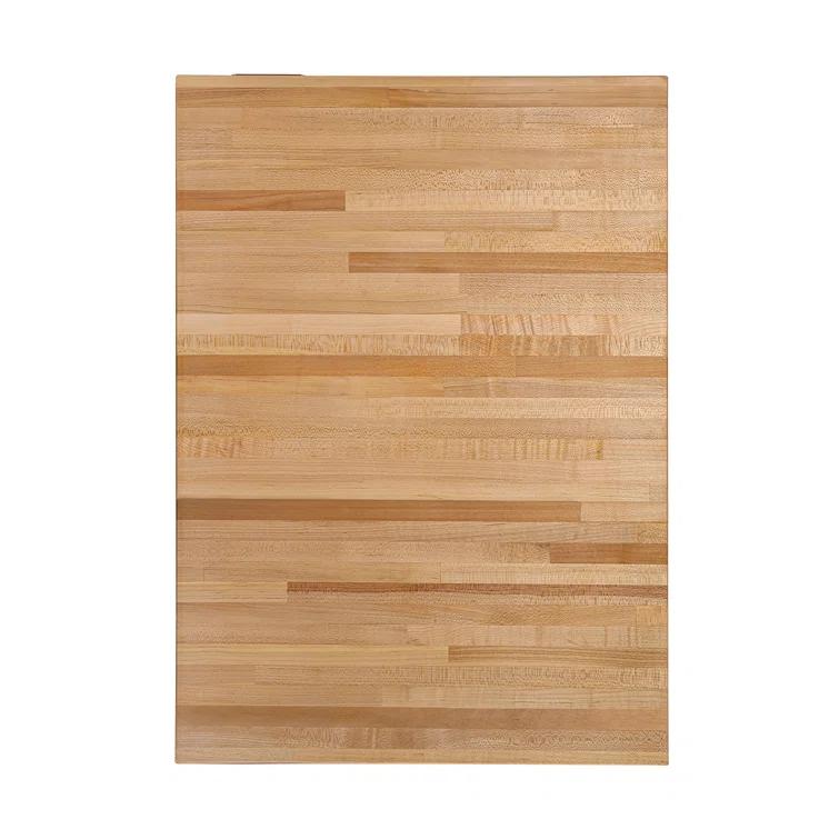 CONSDAN 25'' W Solid Wood Rectangular Square Edge Table Top