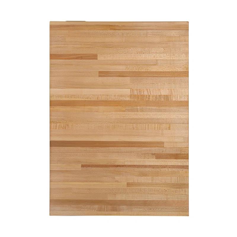 CONSDAN 25'' W Solid Wood Rectangular Square Edge Table Top