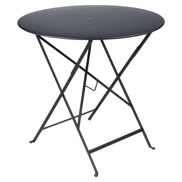 Bistro Round Metal Outdoor Folding Bistro Table