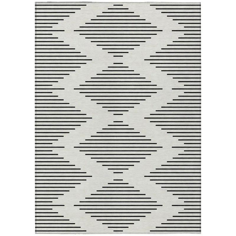 Machine Washable Indoor/Outdoor Chayden ACN1016 Ivory