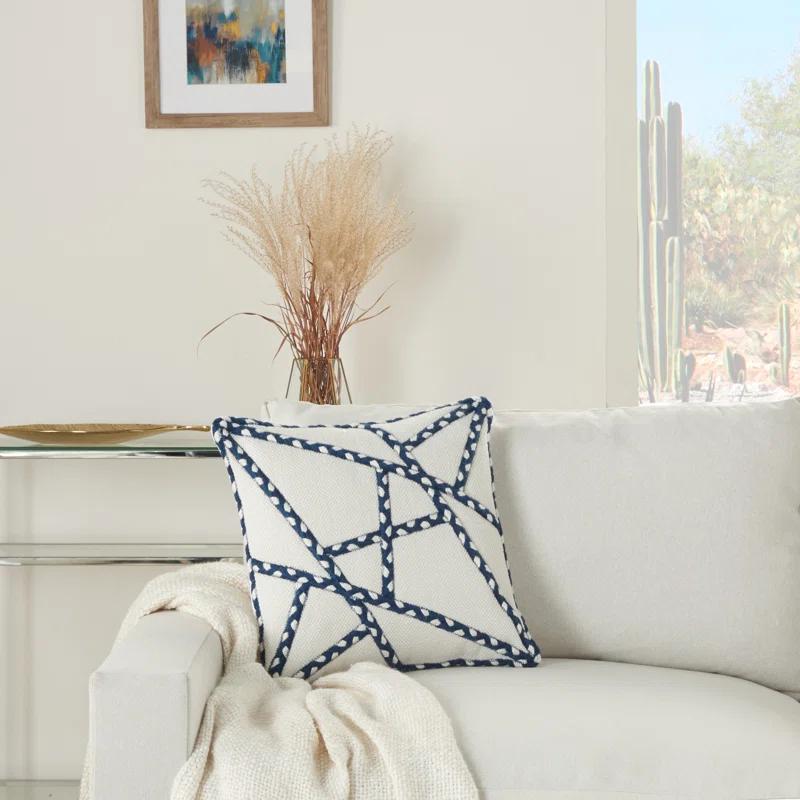 Mina Victory Geometric Indoor/Outdoor Throw Pillow