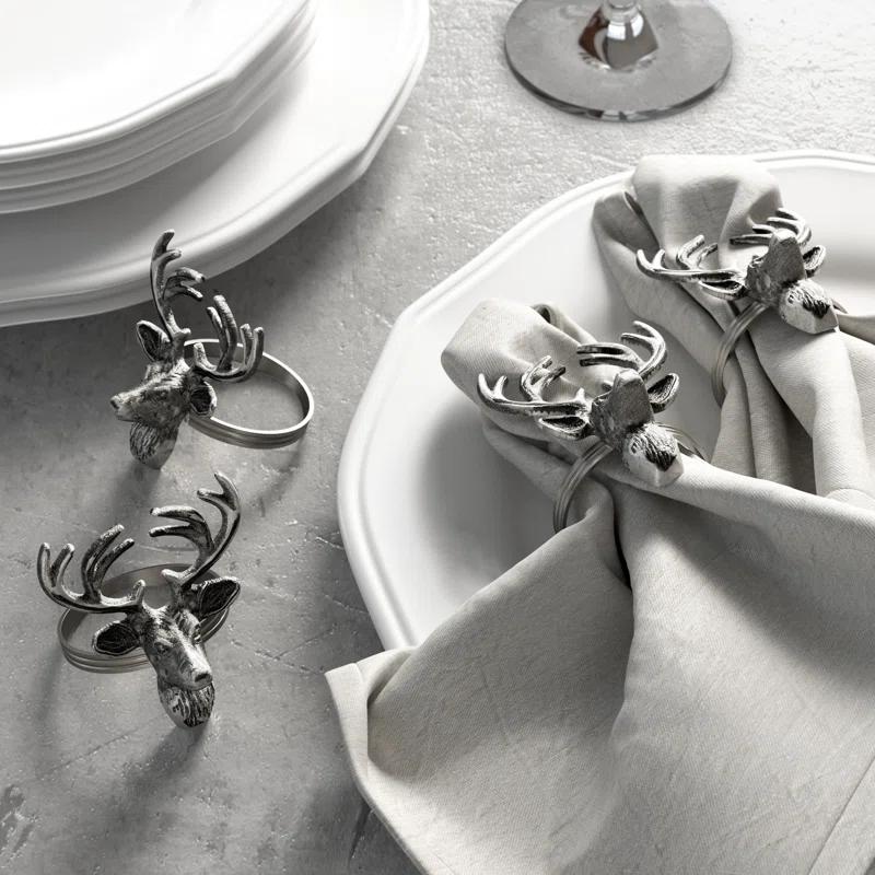 Reindeer Napkin Ring (Set of 4)