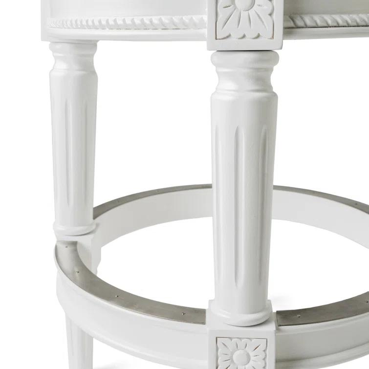 Maven Lane Maven Lane Pullman Backless Stool with Fabric Upholstery