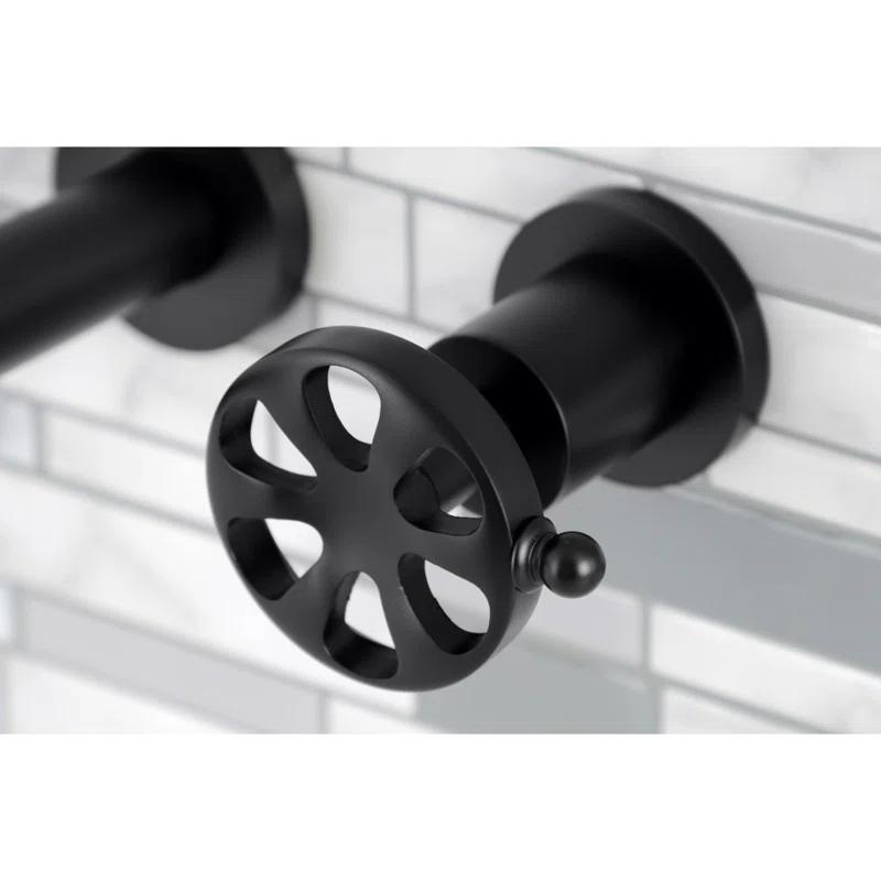 Kingston Brass Belknap Two-Handle 3-Hole Wall Mount Bathroom Faucet