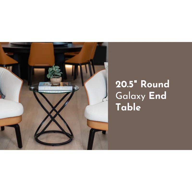 Etta Avenue™ Dimitri Glass Top End Table