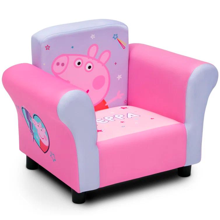 Delta Children Peppa Pig Upholstered Chair Kids Club