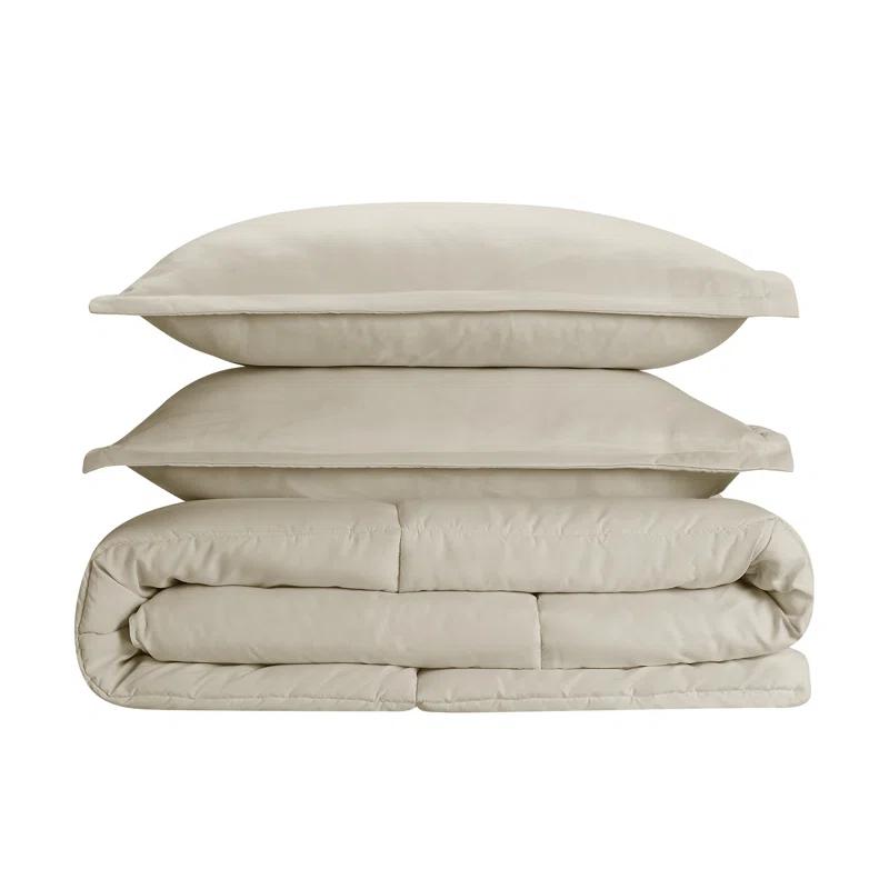Serta Microfiber 3 Piece Comforter Set