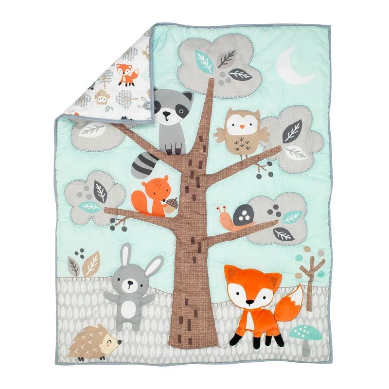 Bedtime Originals Woodland Friends 3 Piece Crib Bedding Set