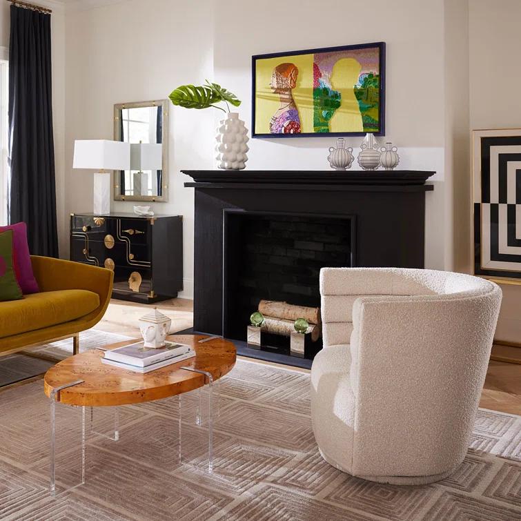 White and Blue Porcelain Decorative Table Vase